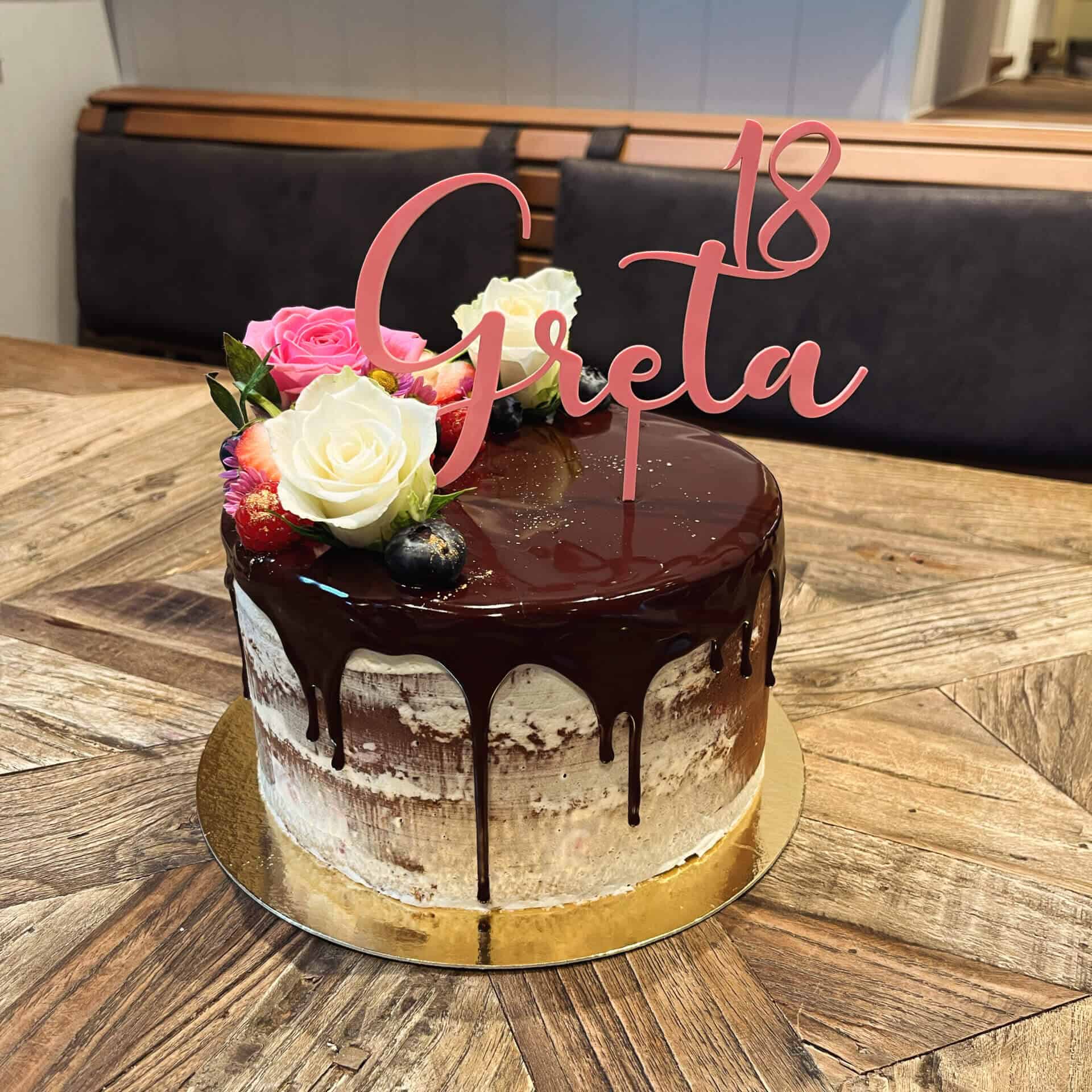 Dripcake mit Blumen – Bild 2
